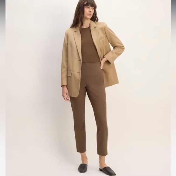NWT Everlane The Bi-Stretch Work Pant Cocoa Size 8 - Picture 1 of 7